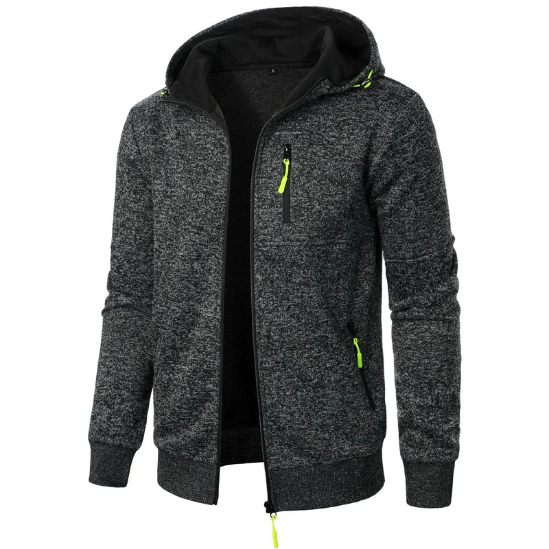 Sport Casual Hooded Jacka för män