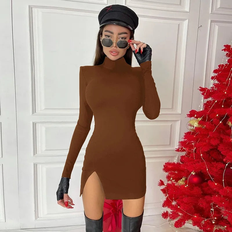 Långärmad Bodycon för kvinnor