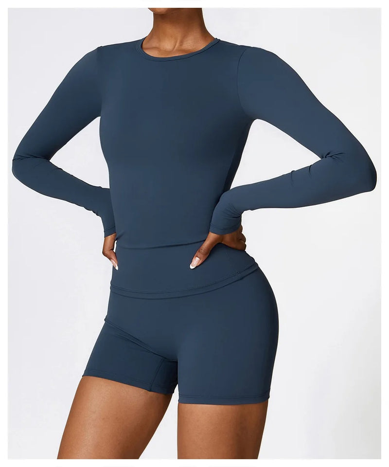 Dry Fit Yoga Shirt för kvinnor