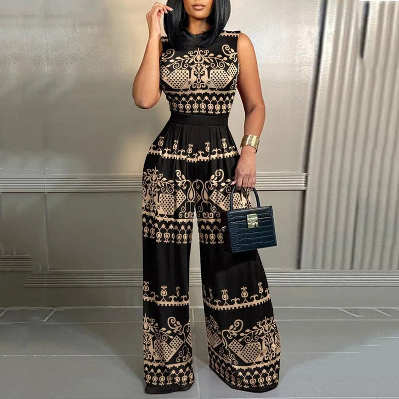 Jumpsuit med slank midja för kvinnor