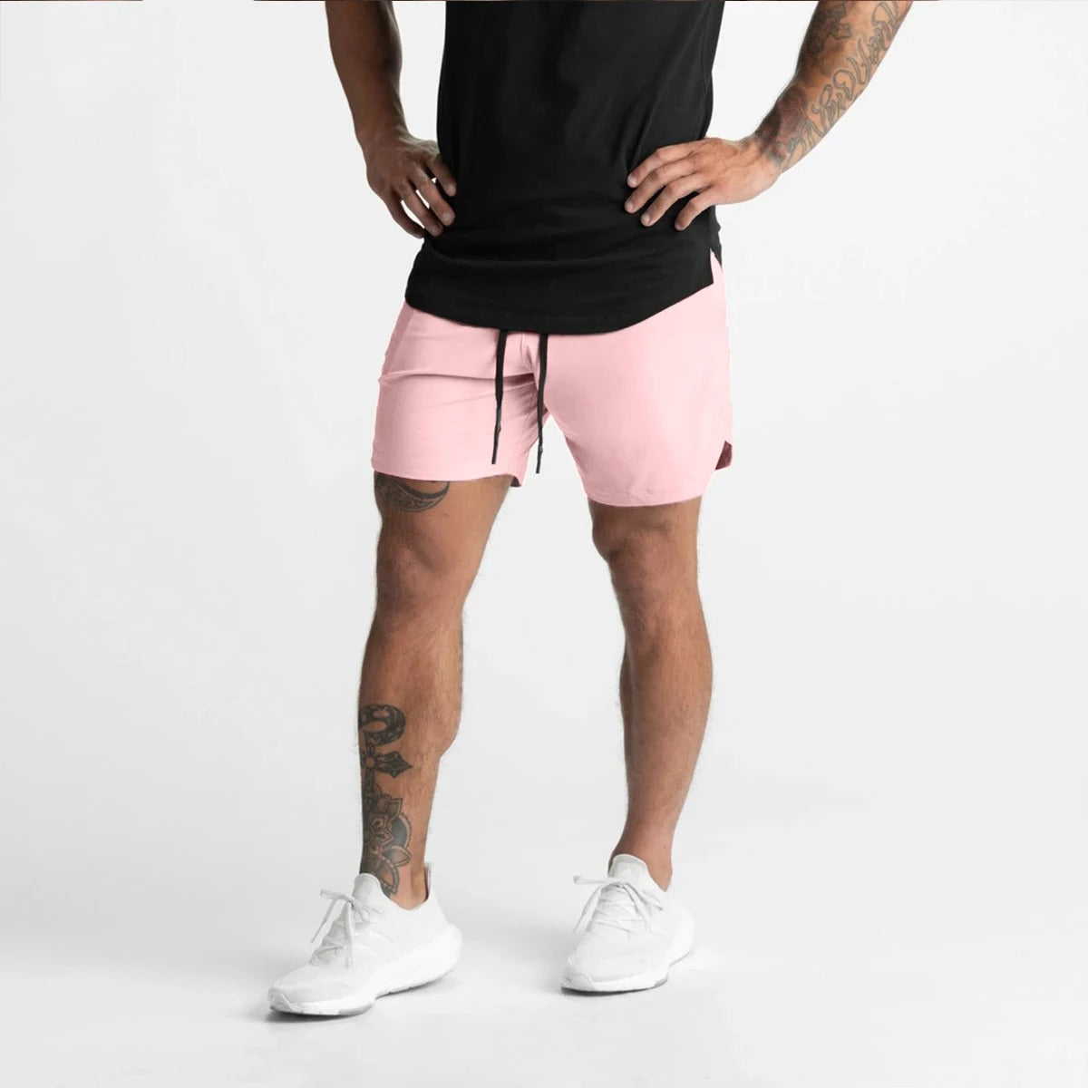 Snabborkande sportshorts för män