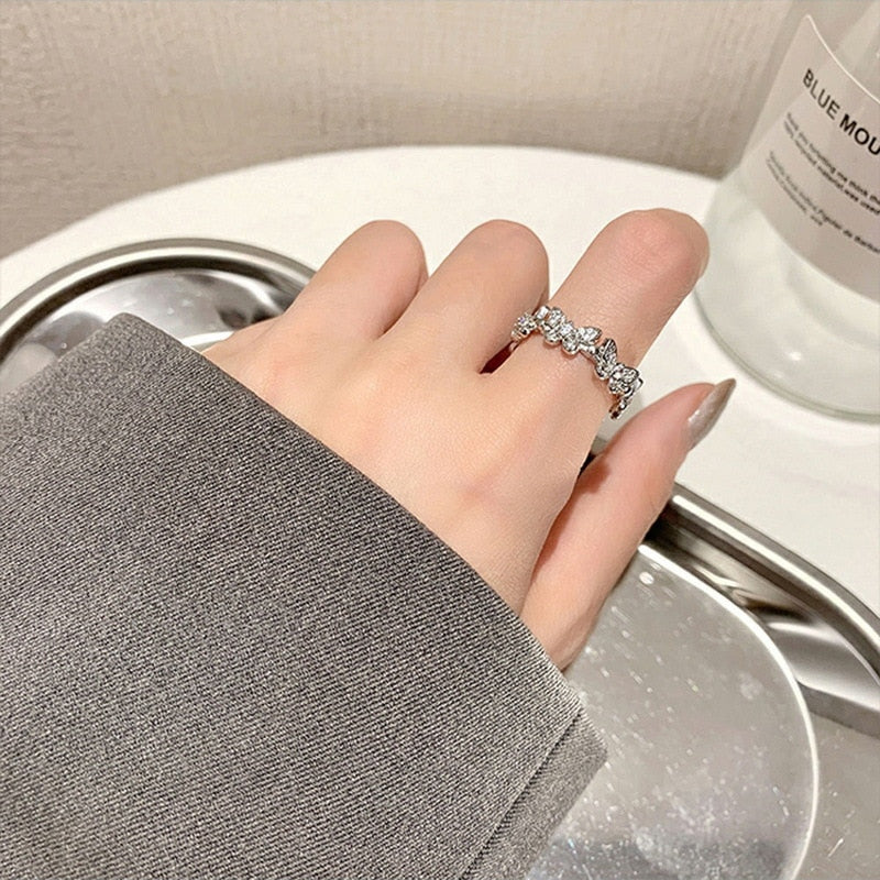 Dainty Butterfly Ring