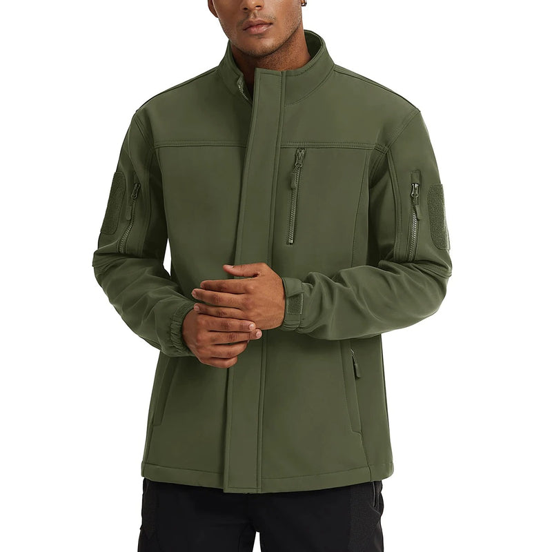 Soft Shell vinterjacka i fleece för män