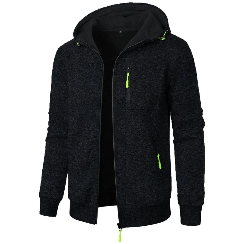 Sport Casual Hooded Jacka för män