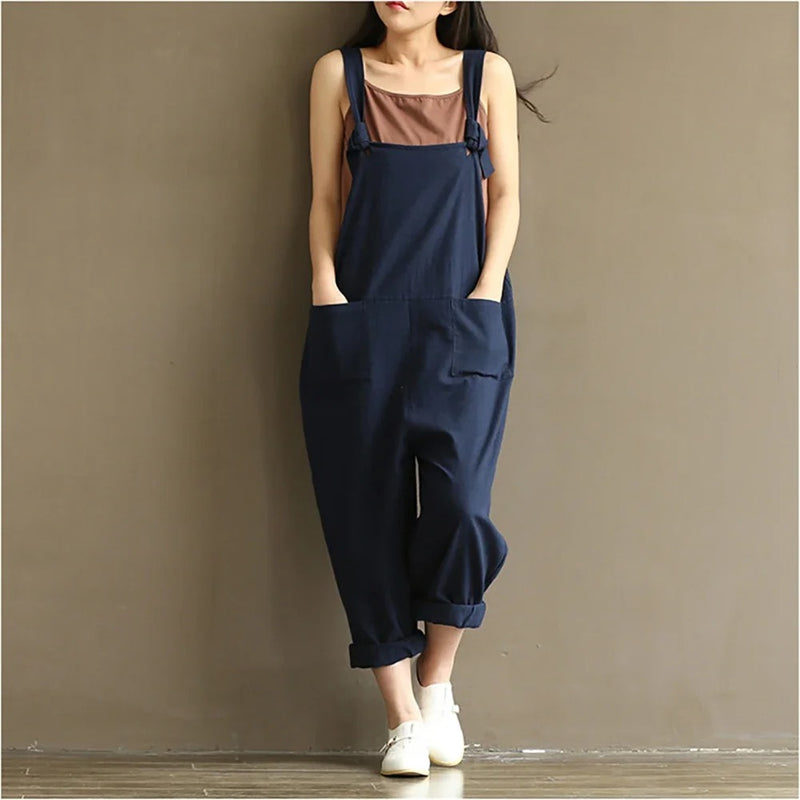 Löst sittande Harem-jumpsuit för kvinnor