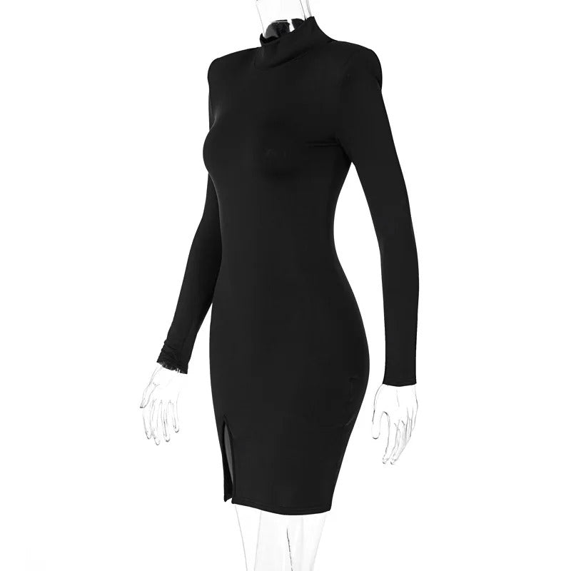 Långärmad Bodycon för kvinnor