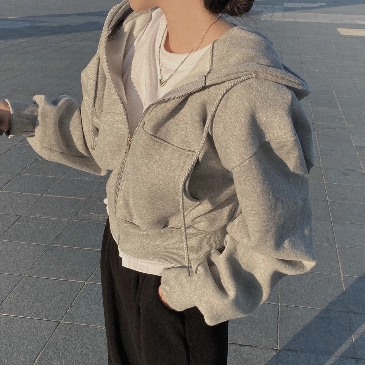 Casual huvtröja för kvinnor