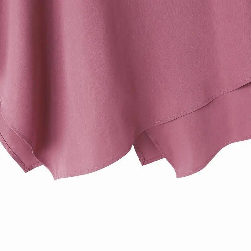 3/4-ärmad volangblus för kvinnor