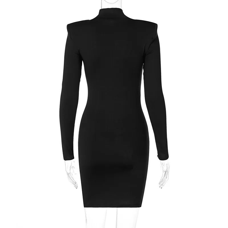 Långärmad Bodycon för kvinnor
