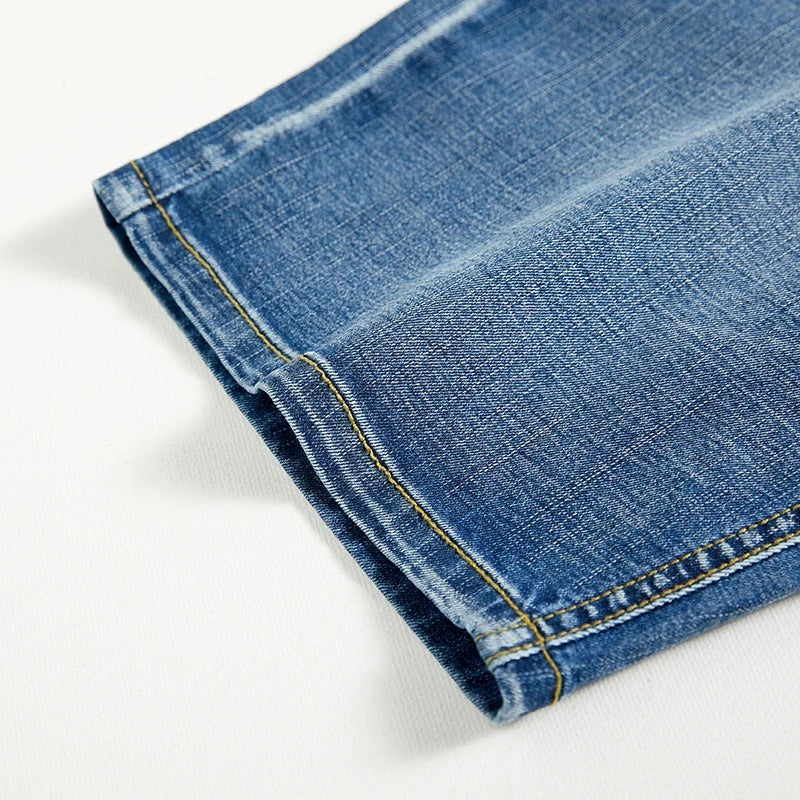 Klassiska jeansshorts för herr