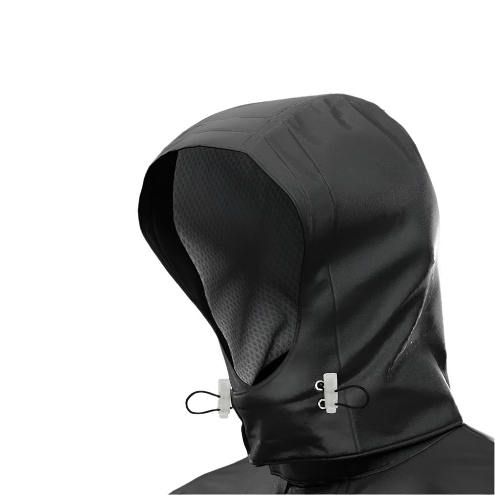 Reflekterande regndräkt för motorcykel