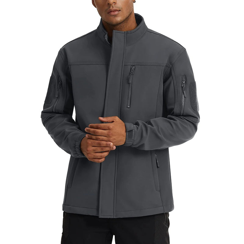 Soft Shell vinterjacka i fleece för män
