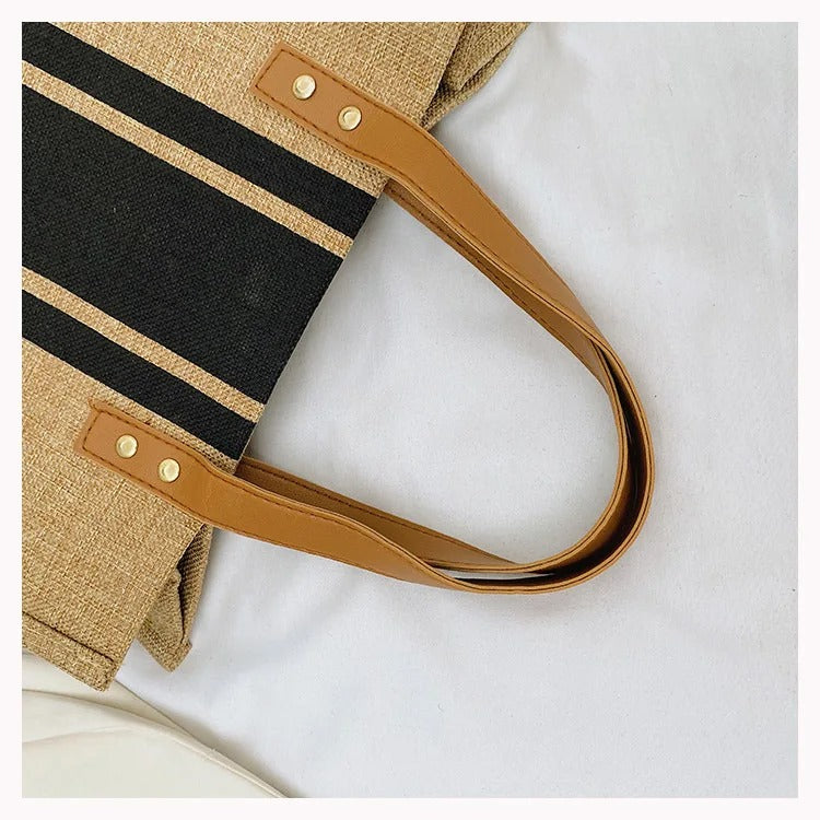 Hinkväska i canvas för kvinnor