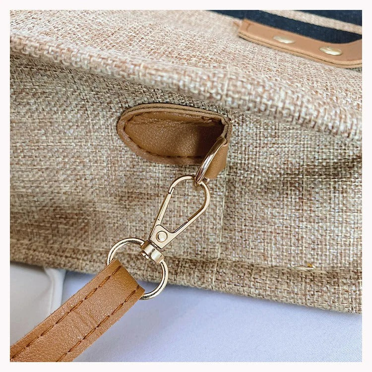 Hinkväska i canvas för kvinnor