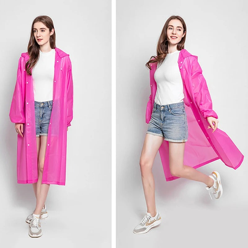 Vattentät regnrock för kvinnor