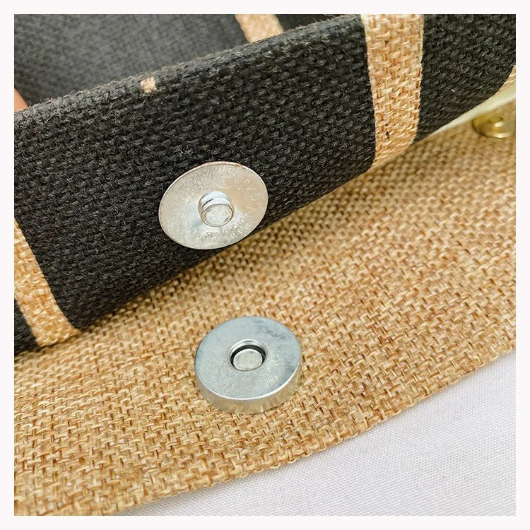 Hinkväska i canvas för kvinnor