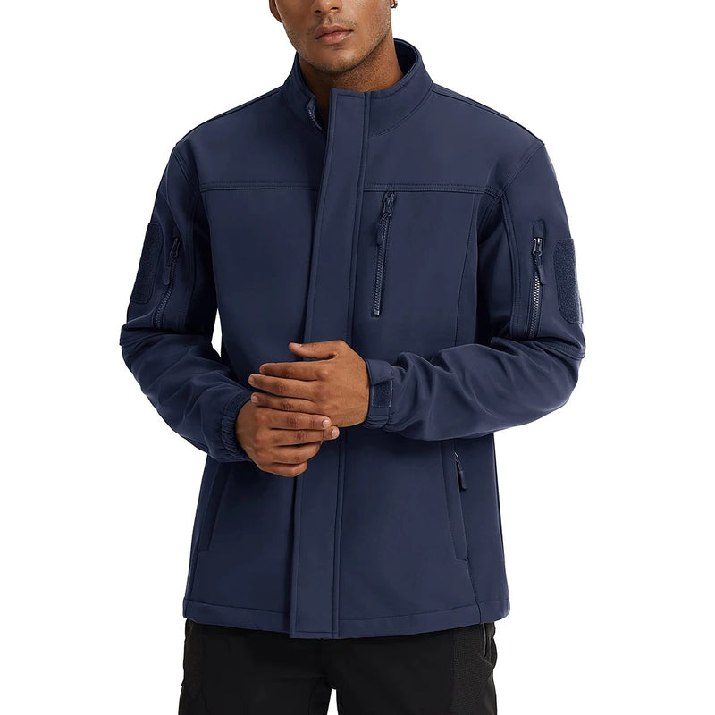 Soft Shell vinterjacka i fleece för män