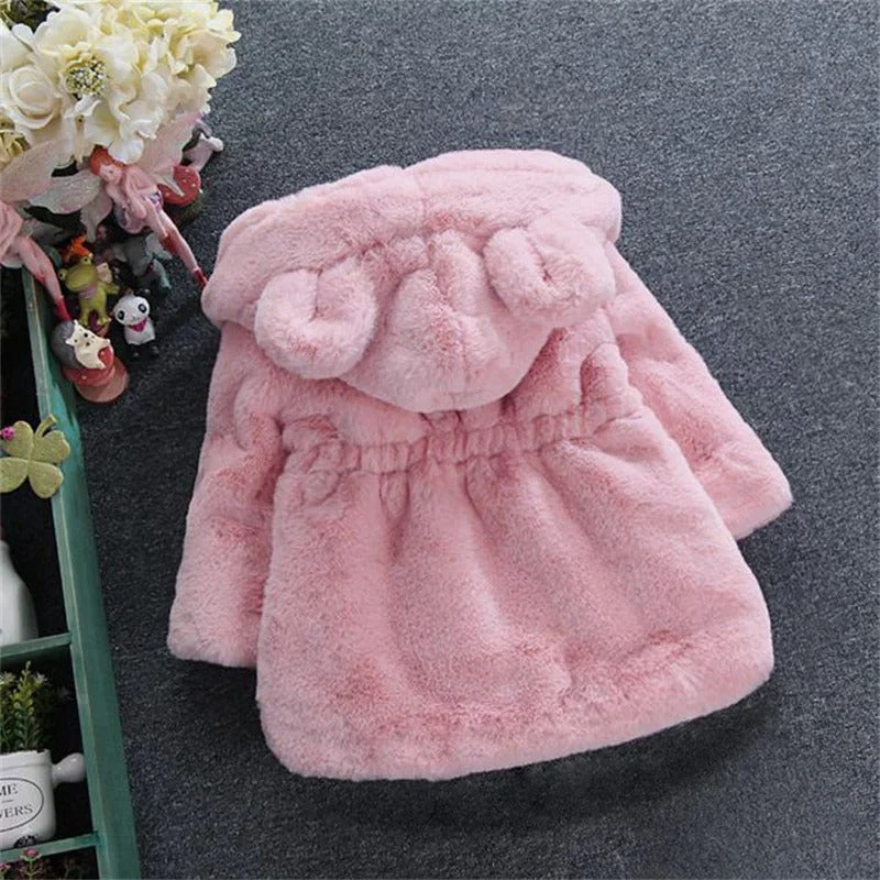 Fleece vinterjacka för barn