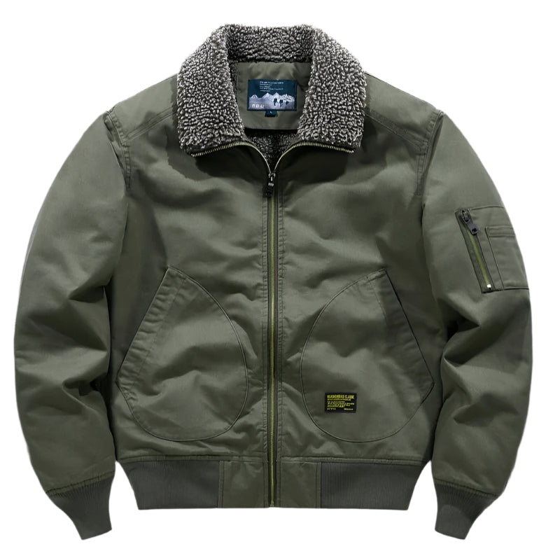 Jacka i lammull för män