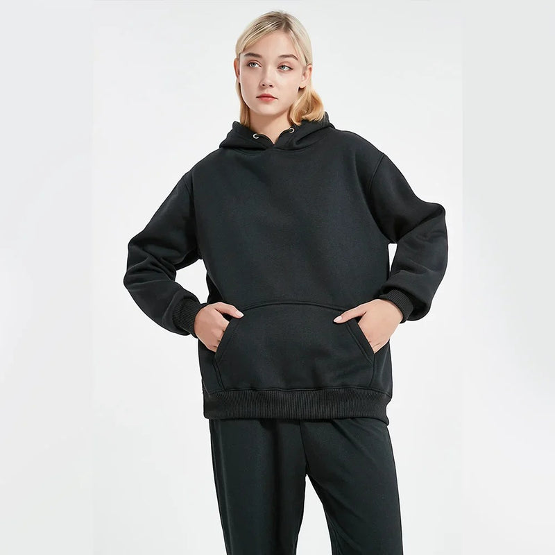 Fleece-hoodies för kvinnor