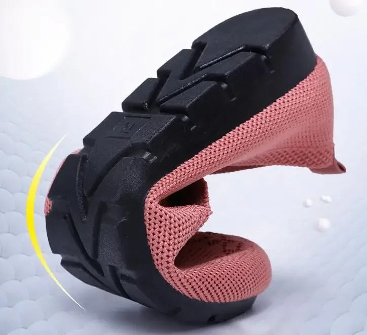 Andningsaktiva slip-on loafers för kvinnor