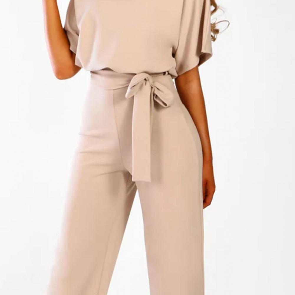 Smal jumpsuit med tight midja för kvinnor
