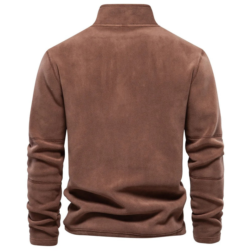 Varm fleece Soft Shell-jacka för män
