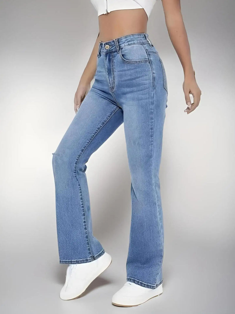 Damjeans med hög midja