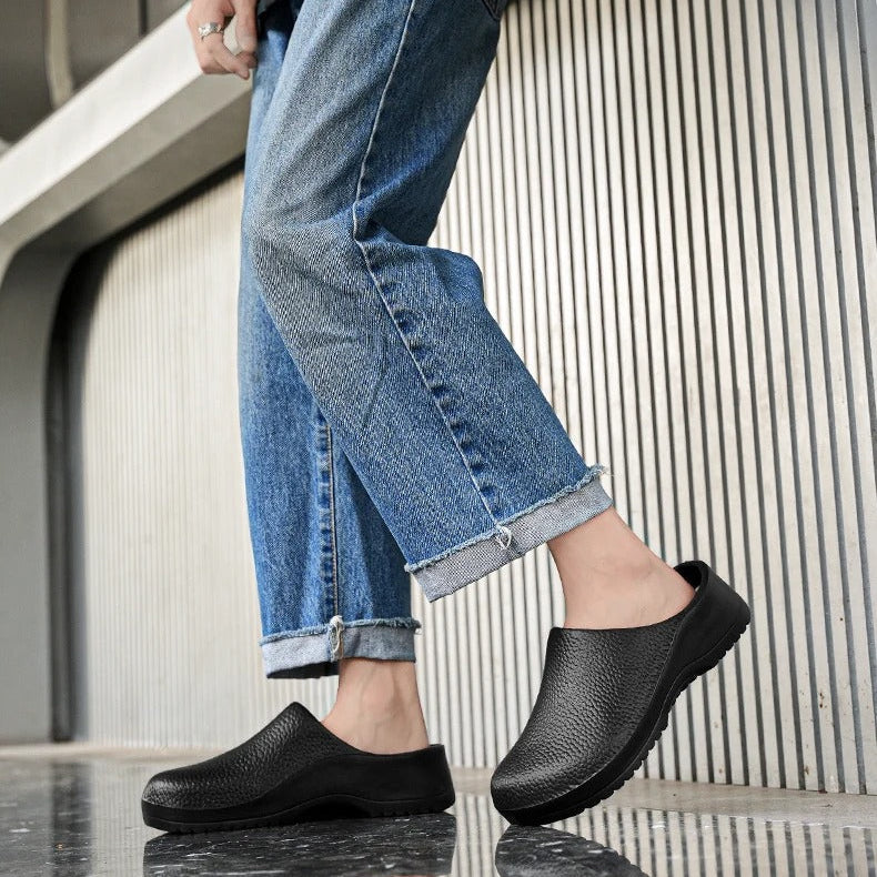 Halkfria kockarbetsskor för män