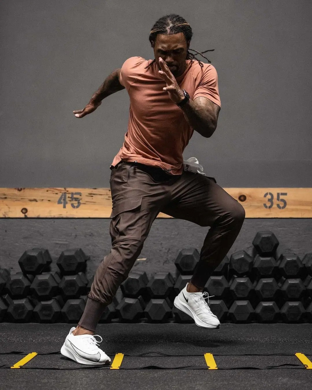 Snabborkande träningsbyxor för män