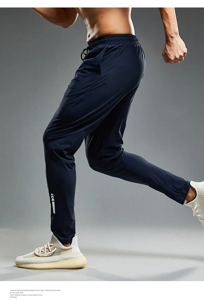 Elastiska joggingbyxor för män