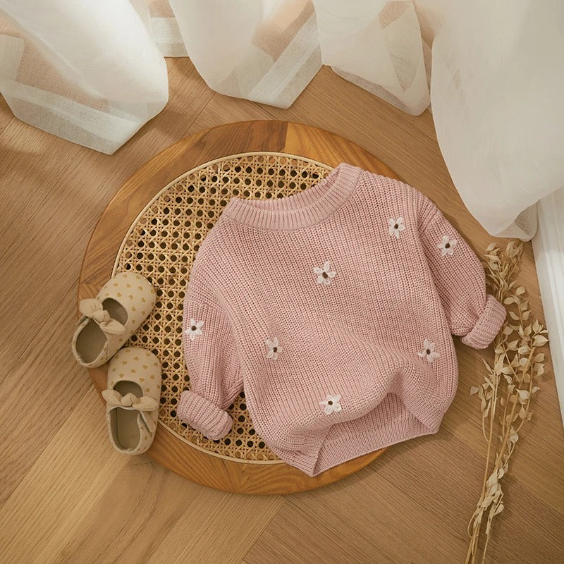 Stickad tröja för barn