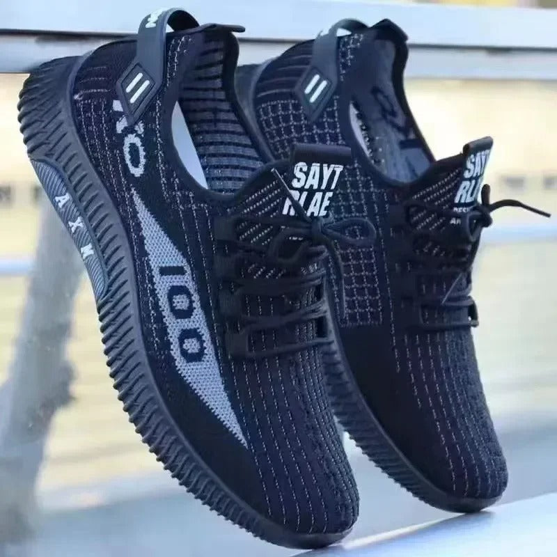 Andningsaktiva halkfria sneakers för män