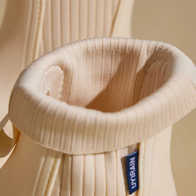 Vattentäta plattformsstövlar för kvinnor