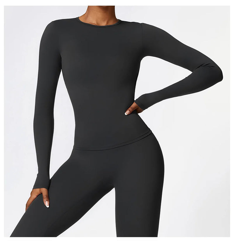 Dry Fit Yoga Shirt för kvinnor