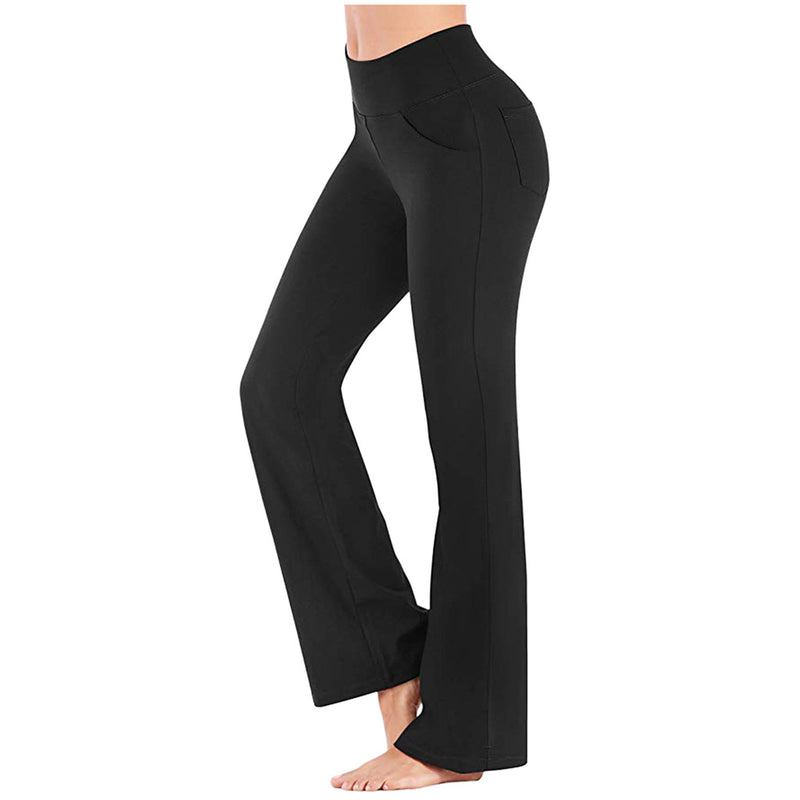 Flare Bootcut Yoga-byxor för kvinnor
