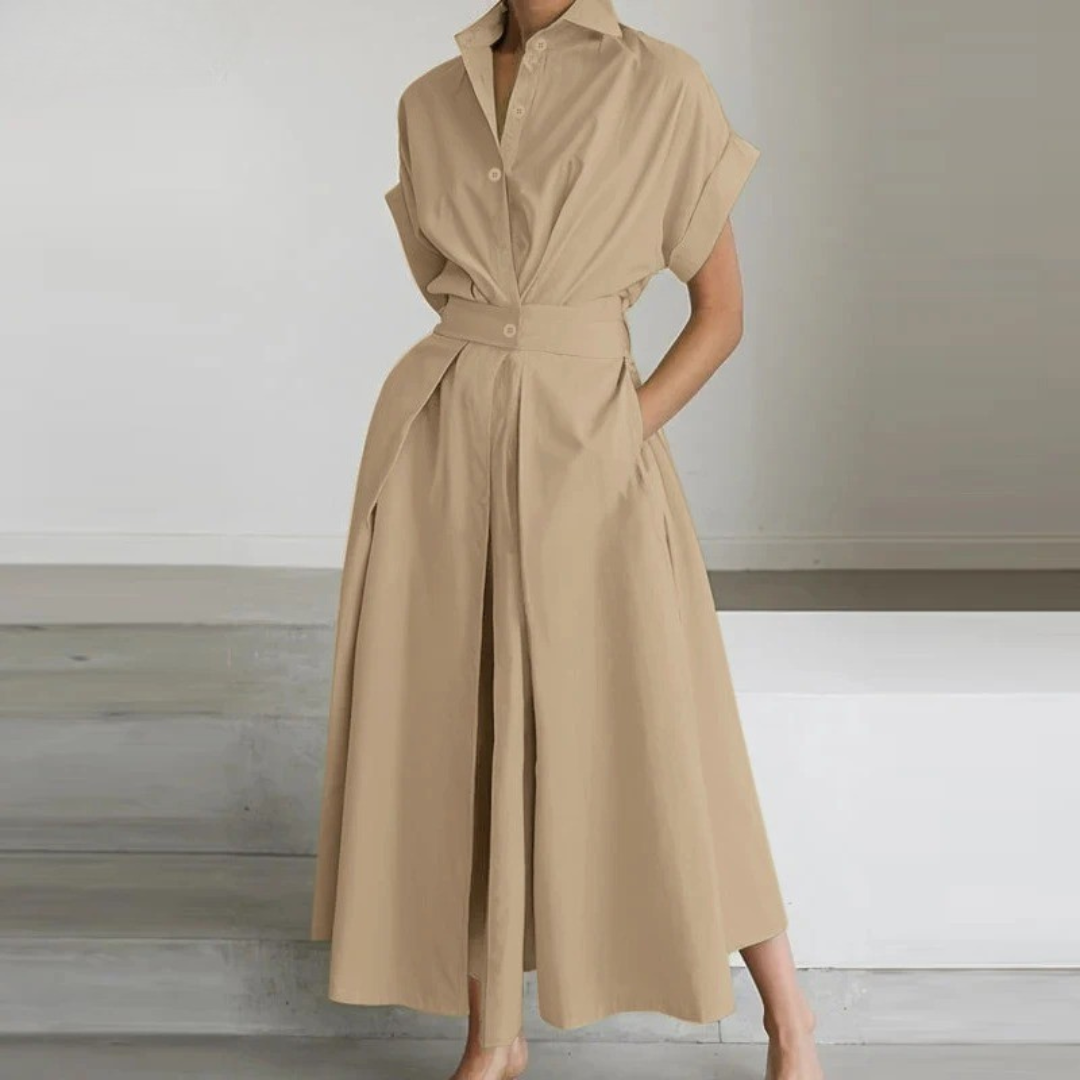 Damklänning med hög midja