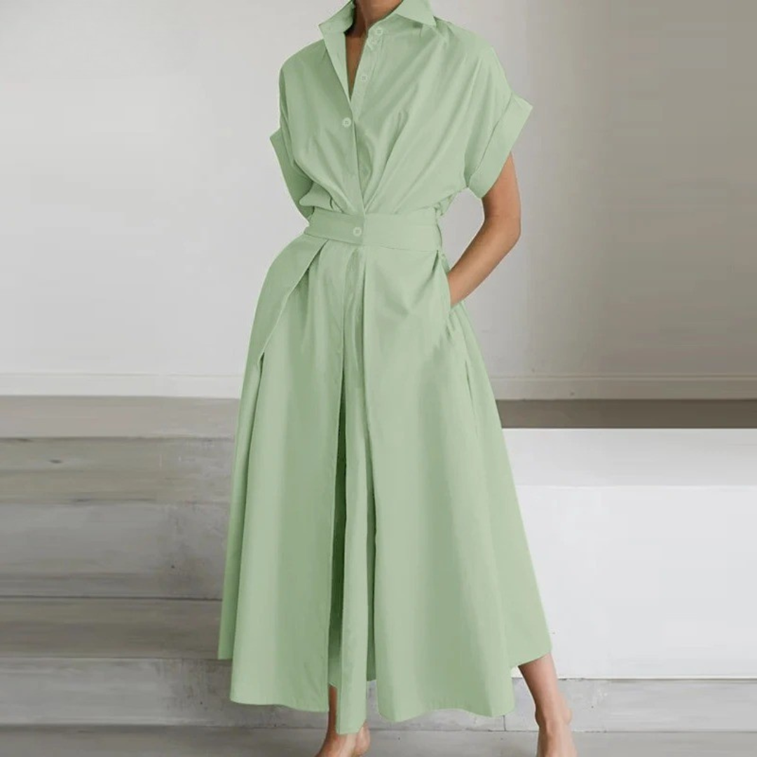 Damklänning med hög midja