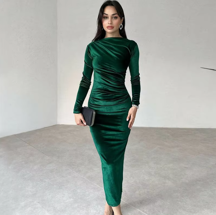 Elegant aftonklänning för kvinnor