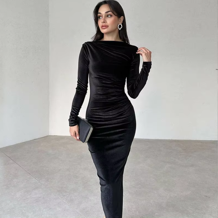 Elegant aftonklänning för kvinnor