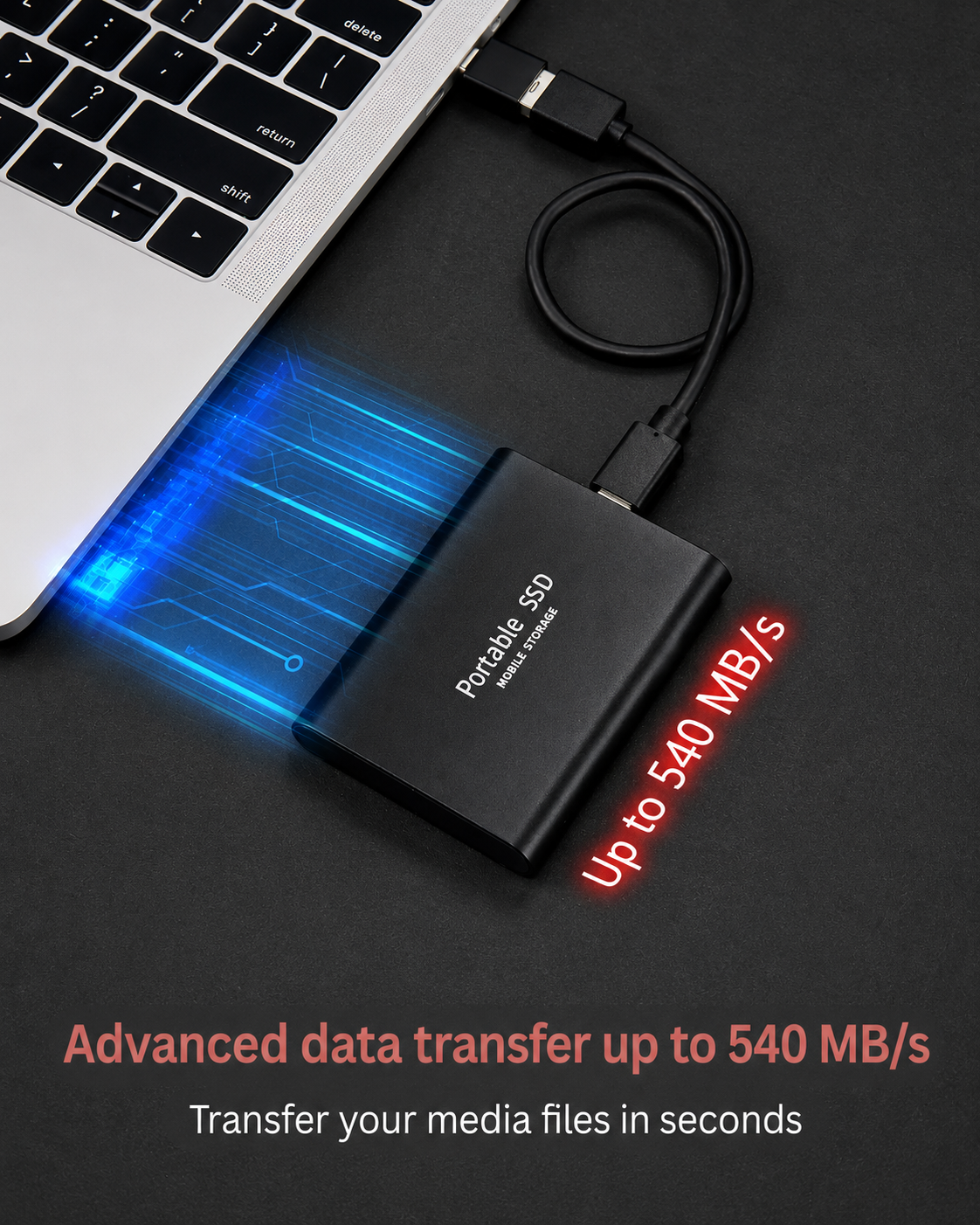 Extern SSD 128 TB Kompakt och Snabb