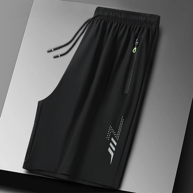 Snabborkande fitnessshorts för män