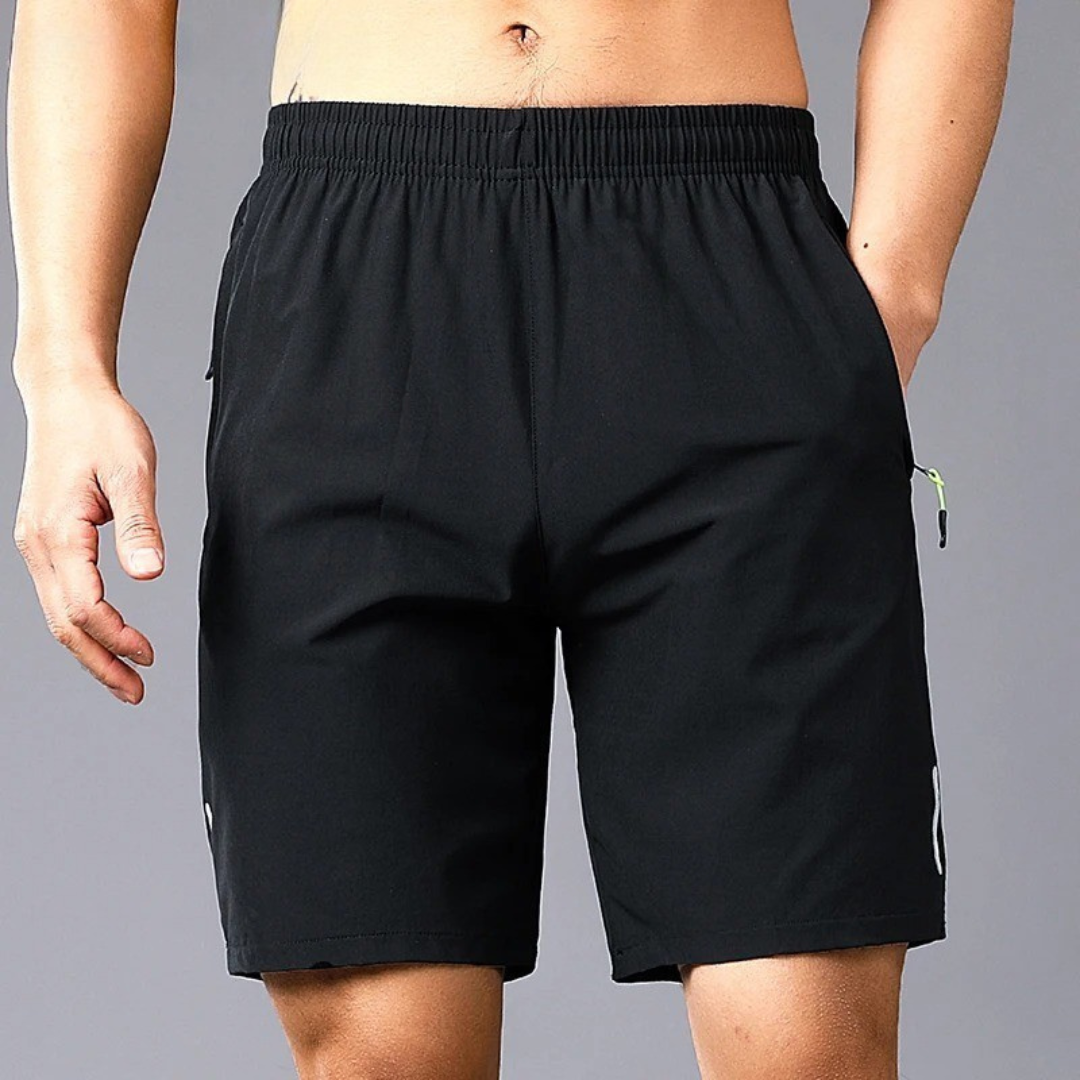 Snabborkande fitnessshorts för män