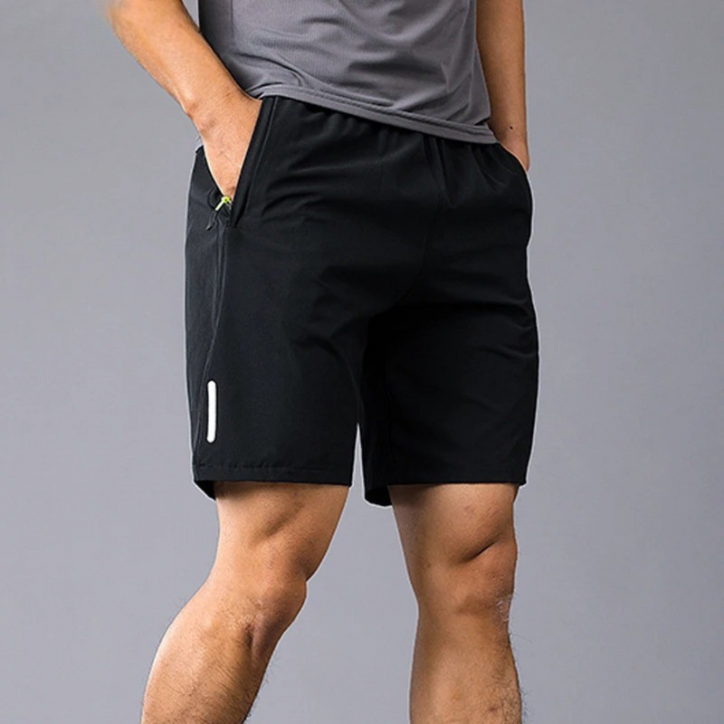 Snabborkande fitnessshorts för män