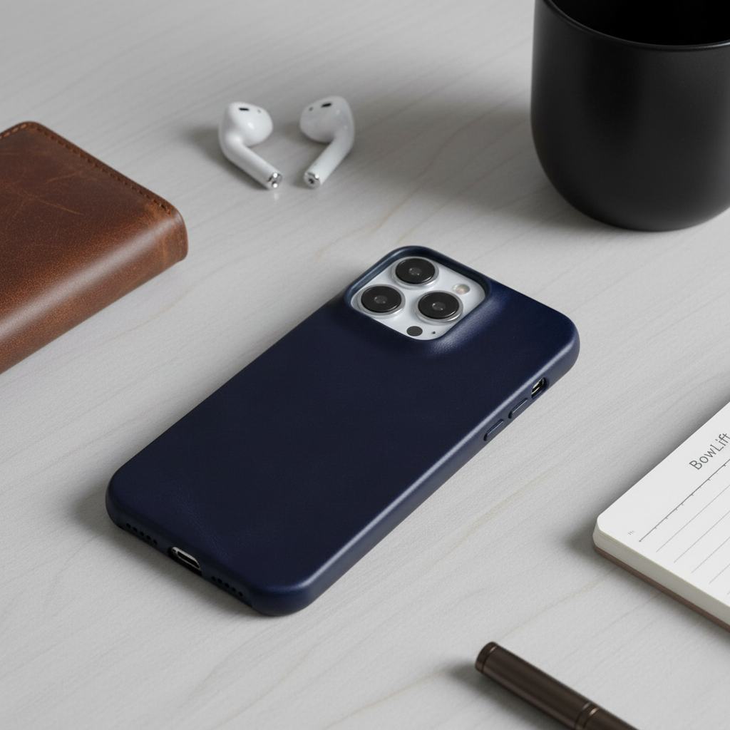 iPhone-fodral i äkta läder med oljevax 2