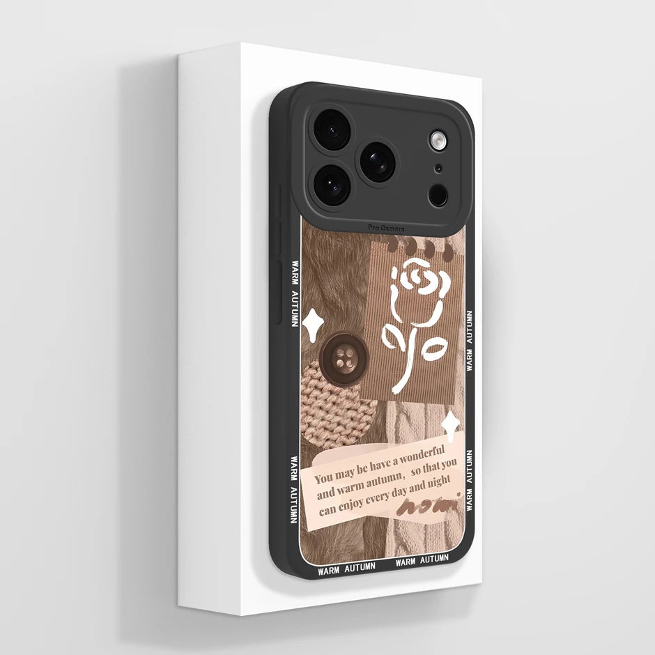 iPhone 17 Pro Max Fodral Mjuk Silikon med Söt Panda Design 16