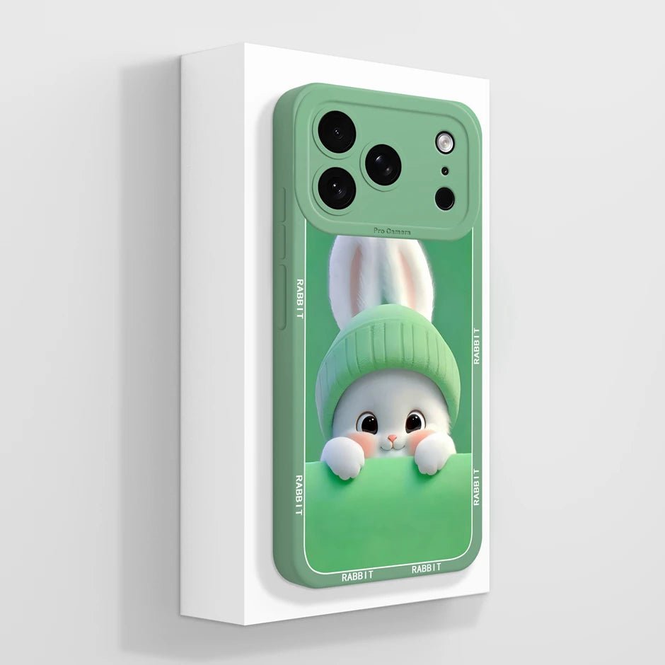 iPhone 17 Pro Max Fodral Mjuk Silikon med Söt Panda Design 19