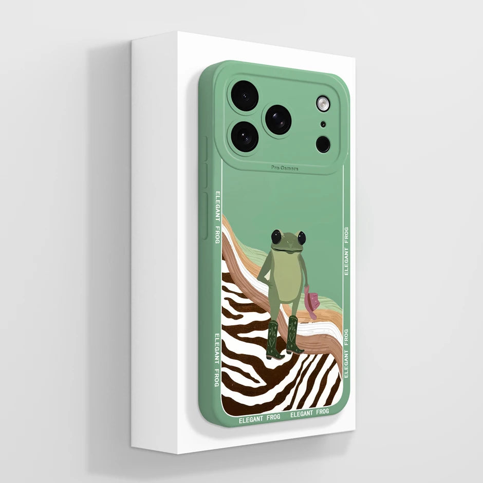 iPhone 17 Pro Max Fodral Mjuk Silikon med Söt Panda Design 32