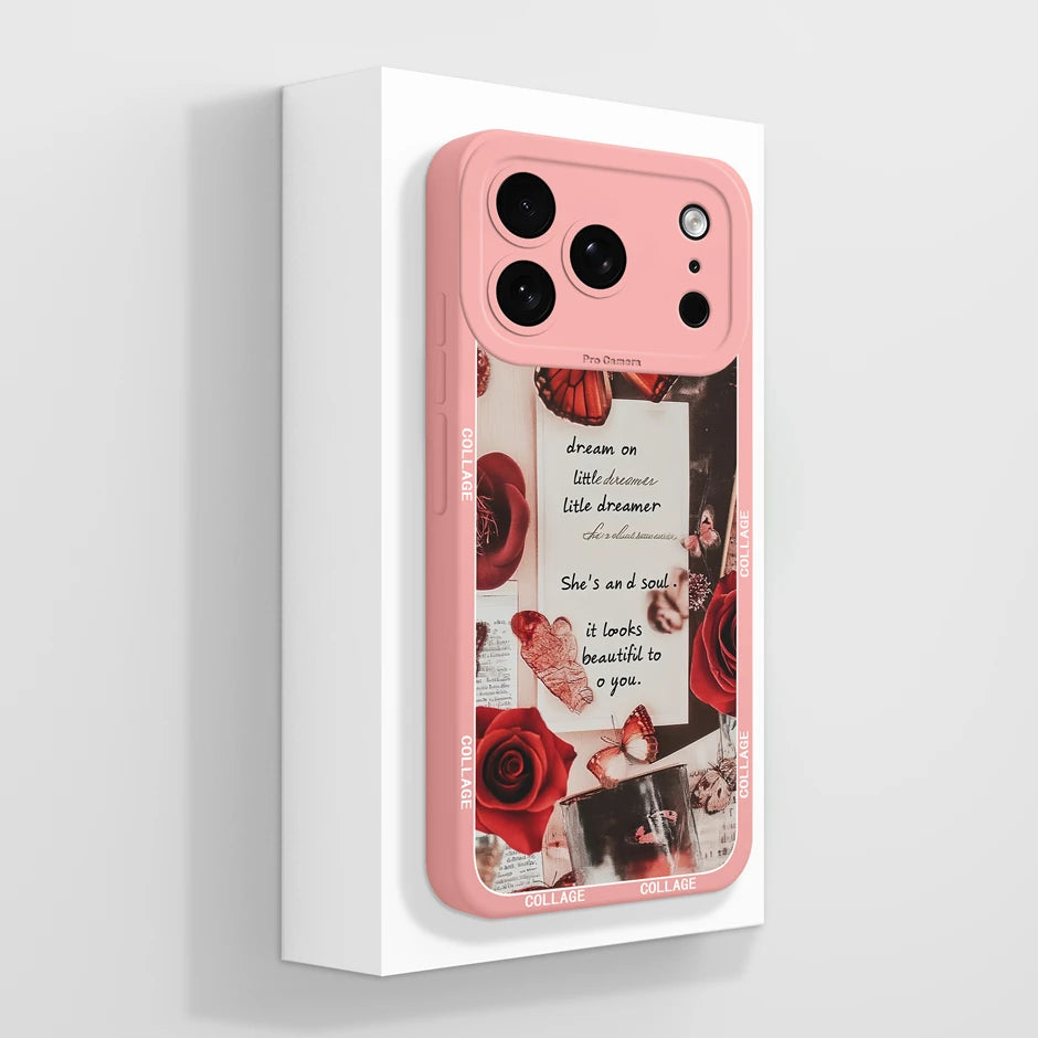 iPhone 17 Pro Max Fodral Mjuk Silikon med Söt Panda Design 34