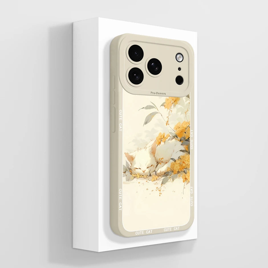 iPhone 17 Pro Max Fodral Mjuk Silikon med Söt Panda Design 44